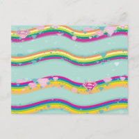 Supergirl Rainbow Waves Green