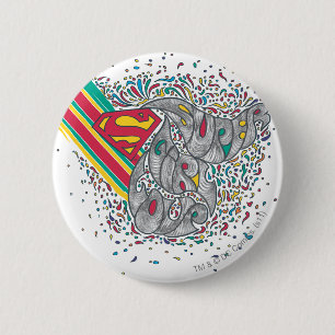 Supergirl Random World 2 2 Inch Round Button