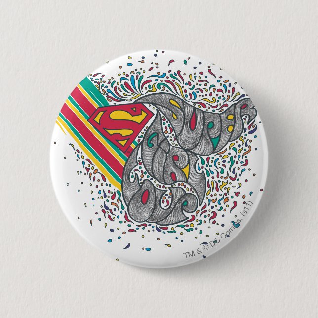 Supergirl Random World 2 Inch Round Button (Front)