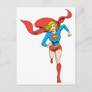Supergirl Ready to Go Postcard