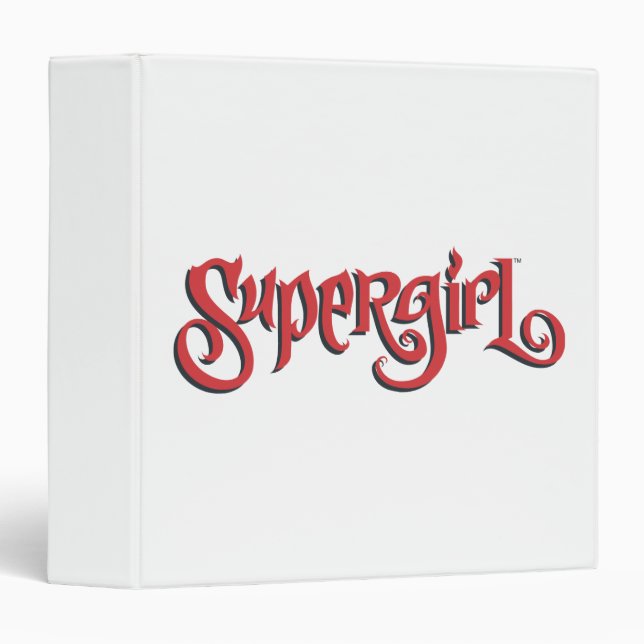 Supergirl Red Logo Binder (Front/Spine)