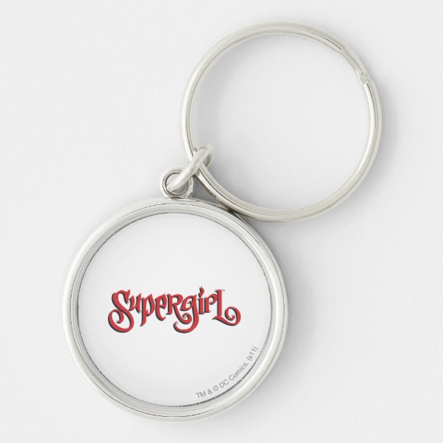 Supergirl Red Logo Keychain (Front)
