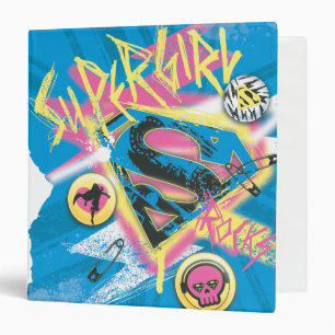 Supergirl Rocks Binder