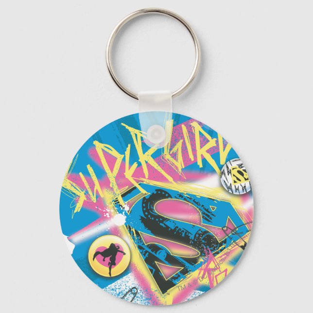 Supergirl Rocks Keychain (Front)