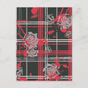 Supergirl Roses Postcard