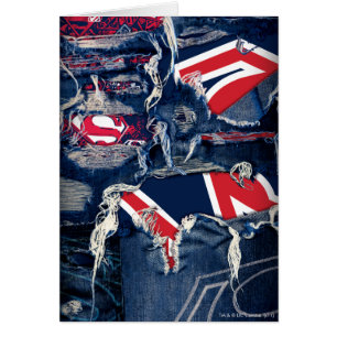 Supergirl rouge, blanc et bleu