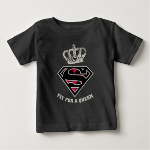 Supergirl S-Shield "Fit For A Queen" Baby T-Shirt