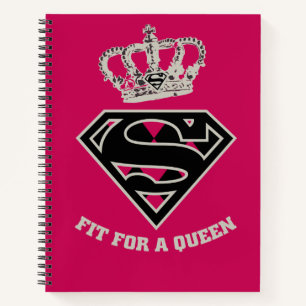 Supergirl S-Shield "Fit For A Queen" Notebook