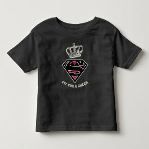 Supergirl S-Shield "Fit For A Queen" Toddler T-shirt