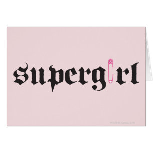 Supergirl Safety Pin Letter