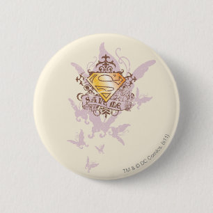 Supergirl Save Me 2 Inch Round Button