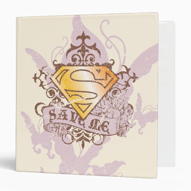 Supergirl Save Me Binder (Front/Inside)