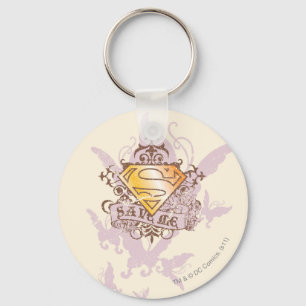 Supergirl Save Me Keychain