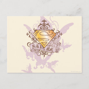 Supergirl Save Me Postcard