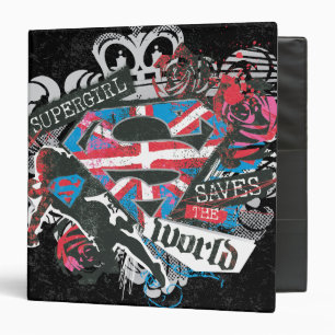 Supergirl Saves the World Binder