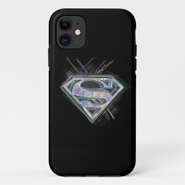 Supergirl Scribbles Logo Case-Mate iPhone Case (Back)