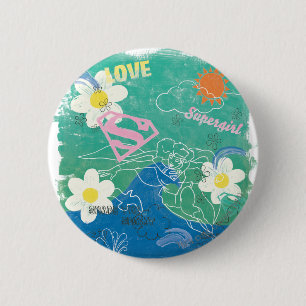 Supergirl Share the Spirit & Love 2 Inch Round Button