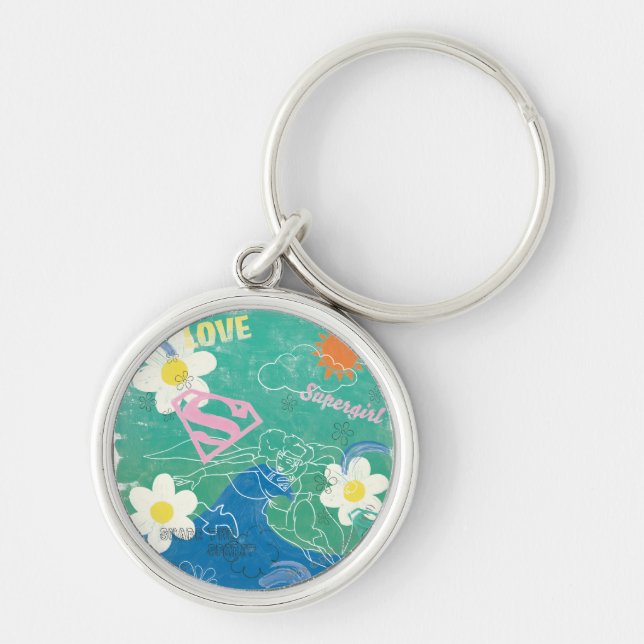 Supergirl Share the Spirit & Love Keychain (Front)