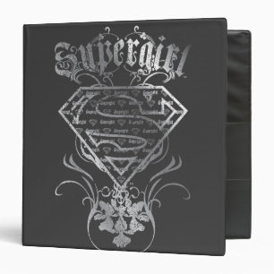 Supergirl Silver Logo Binder