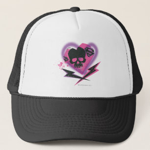 Supergirl Skulls and Lightning Trucker Hat