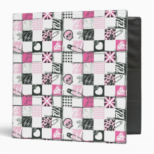Supergirl Skulls and Pins Pattern Binder