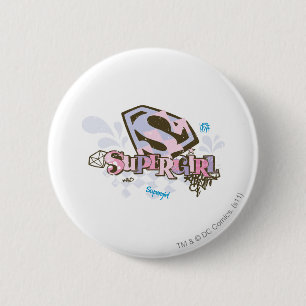 Supergirl So Fabulous 1 2 Inch Round Button
