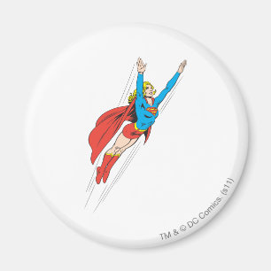 Supergirl Soars High Magnet