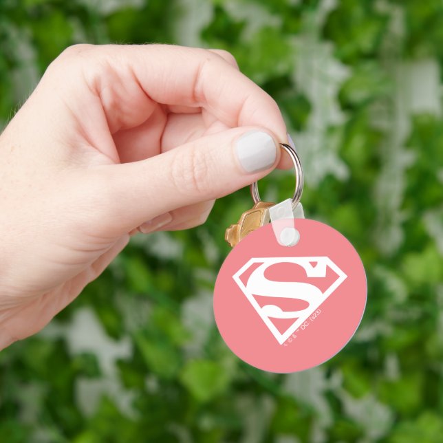 Supergirl Solid S-Shield Keychain (Hand)