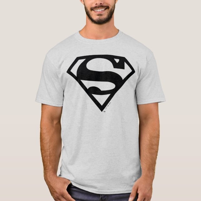 Supergirl Solid S-Shield T-Shirt (Front)