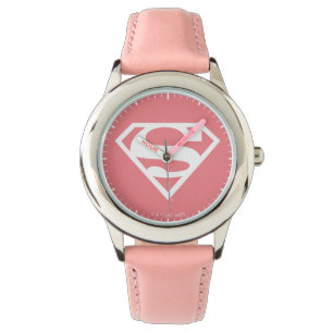 Supergirl Solid S-Shield Watch