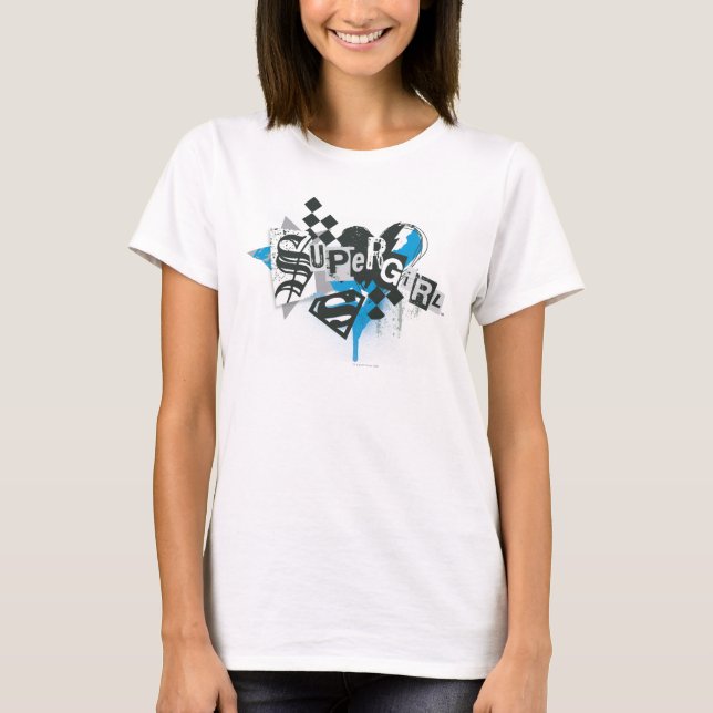 Supergirl Spills and Splatter T-Shirt (Front)