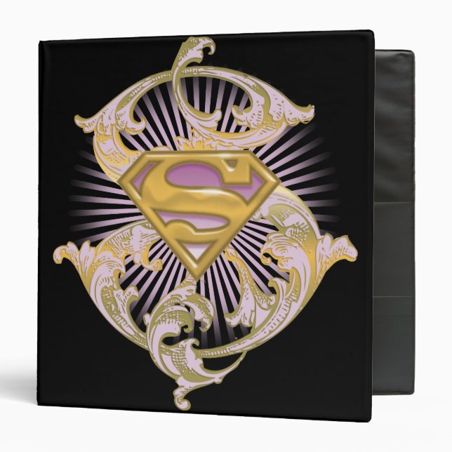 Supergirl Starbust Logo Binder (Front/Inside)