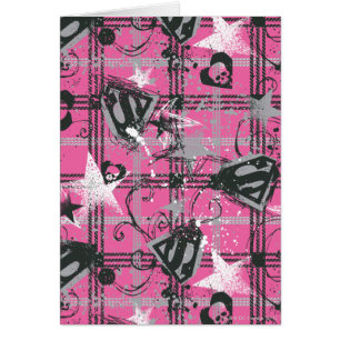 Supergirl Stars and Skuls Motif