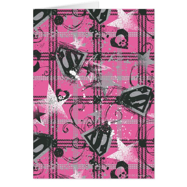Supergirl Stars and Skuls Motif (Devant)