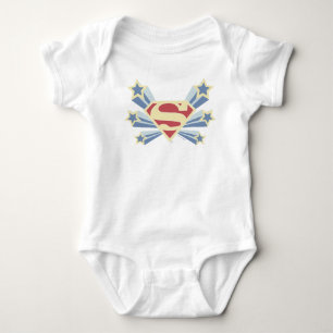 Supergirl Stars S-Shield Baby Bodysuit