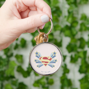 Supergirl Stars S-Shield Keychain