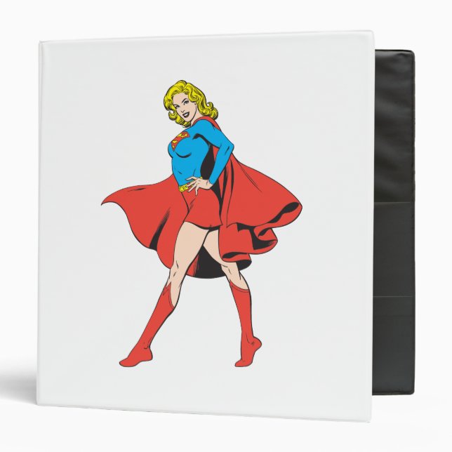 Supergirl Strikes a Pose Binder (Front/Inside)
