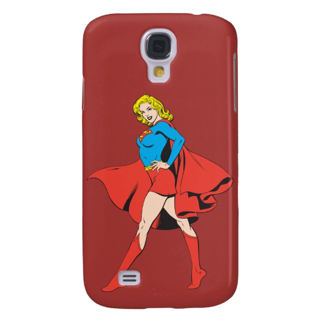 Supergirl Strikes a Pose Case-Mate Samsung Galaxy Case (Back)