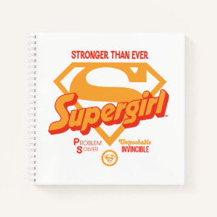 Supergirl Stronger Than Ever Retro Graphic Notebook