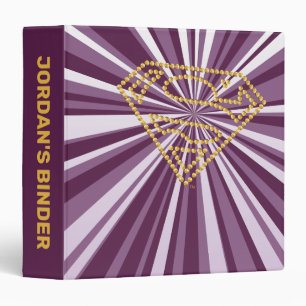 Supergirl Studded S-Shield Binder