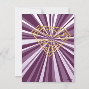 Supergirl Studded S-Shield Card