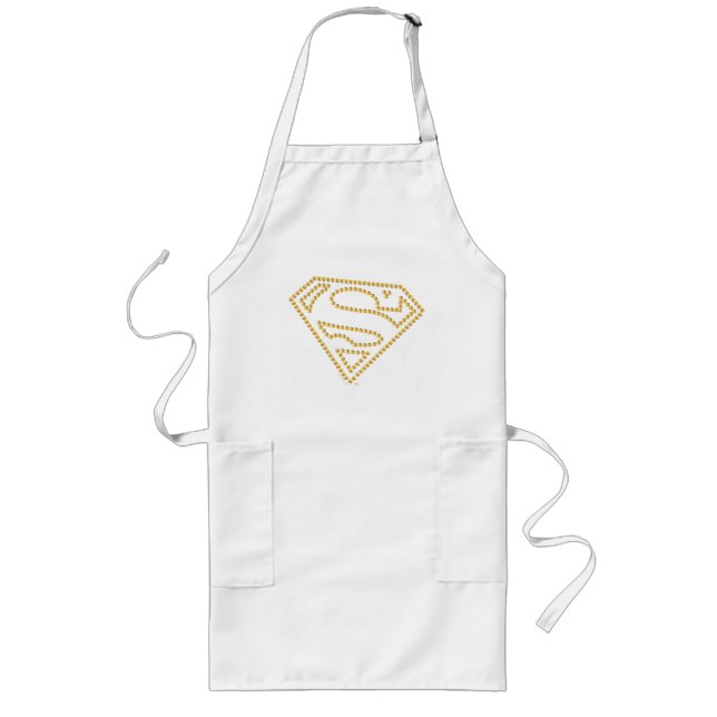 Supergirl Studded S-Shield Long Apron (Front)