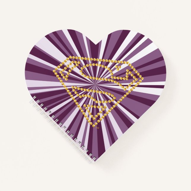 Supergirl Studded S-Shield Notebook (Front)