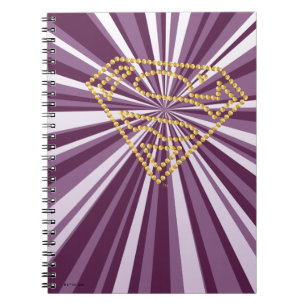 Supergirl Studded S-Shield Notebook