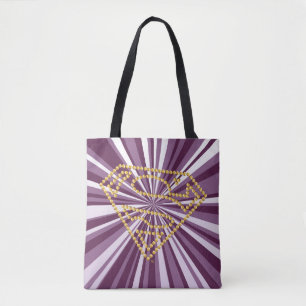 Supergirl Studded S-Shield Tote Bag