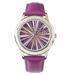 Supergirl Studded S-Shield Watch