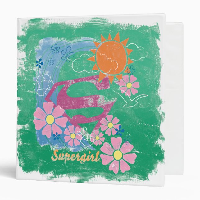 Supergirl Sun and Love Binder (Front/Inside)