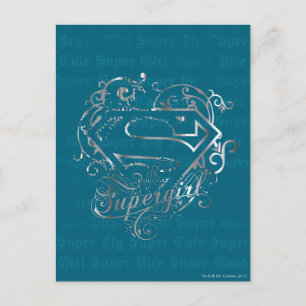 Supergirl Super Fly Super Cute Postcard