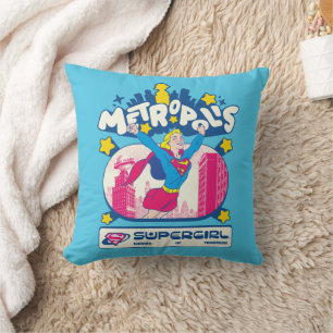 Supergirl Super Pop Woman of Tomorrow Throw Pillow