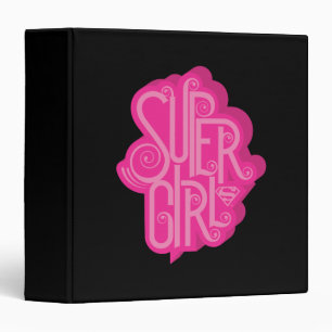 Supergirl Swirl 2 Binder